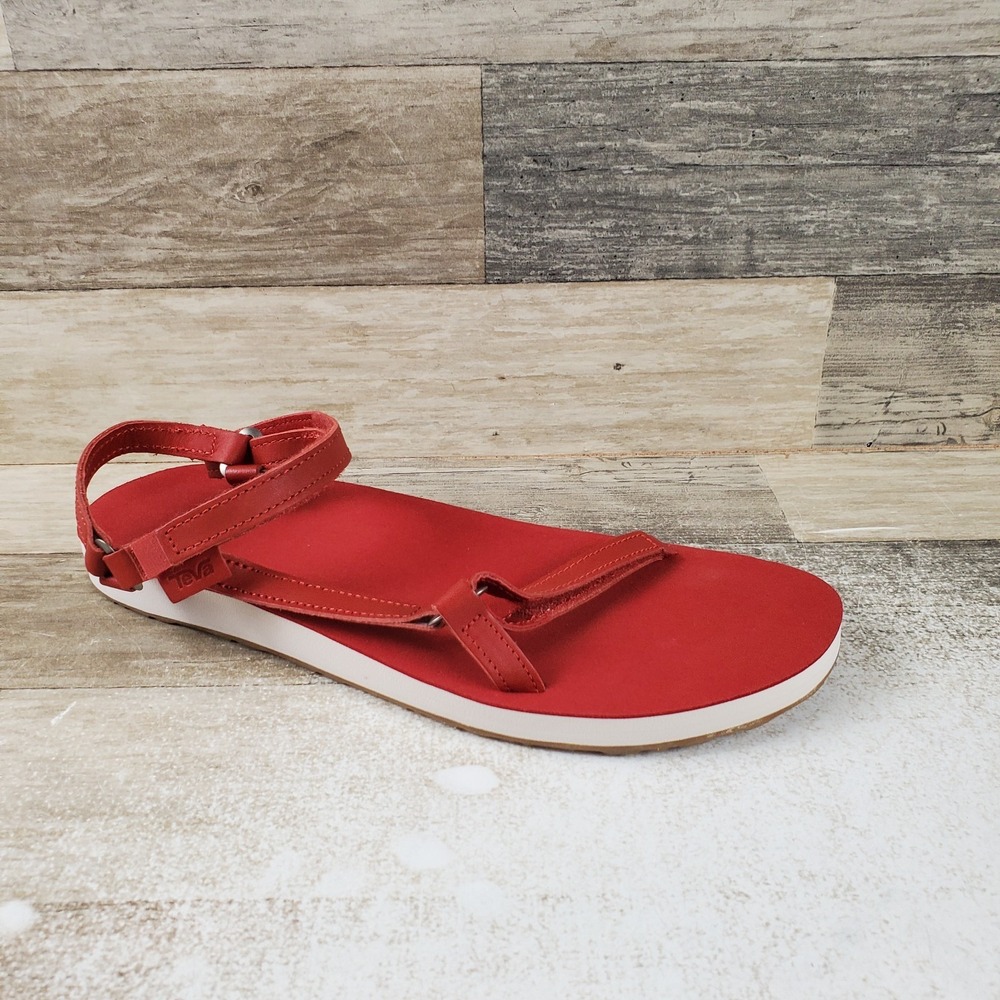 Teva Original Universal Slim Sandals Womens Sz 10 Bossa Nova Leather Ankle Strap